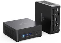 MINISFORUM UM760 Slim Mini PC AMD Ryzen 5 7640HS 6C/12T Desktop Computer, DDR5 16G RAM+1TB SSD, HDMI/DP/USB4 8K@60Hz Output, 1X 2.5G RJ45 Port, 4X USB Port, Dual Band WiFi, AMD Radeon 760M Graphics