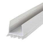 M-D Building Products 43336 36-Inch White Vinyl U-Shape Cinch Slide-On Under Door Seal