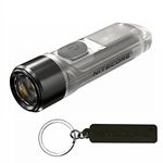 Nitecore Tiki UV 365nm Ultraviolet Flashlight LED Light USB-C Rechargeable EDC Keychain Tag, White,Transparent