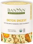 Banyan Botanicals Detox Digest CCF Tea – Organic Herbal Detox Tea with Turmeric and Ginger – Caffeine-Free Tea for Digestion and Cleansing* – 2 oz. – Non-GMO Sustainably Sourced Herbal Loose Leaf Tea