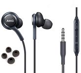 ElloGear OEM Earbuds Stereo Headphones for Samsung Galaxy S10 S10e Plus Cable - Designed by AKG - with Microphone and Volume Buttons (Grey)