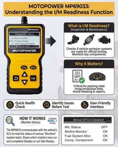 MOTOPOWER OBD2 Scanner – Universal Car Diagnostic Tool