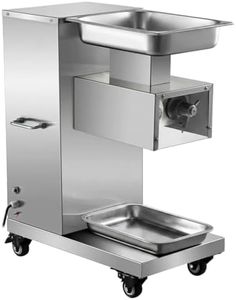 Commercial Electric Meat Cutter Machine, Stainless Steel Meat Slicer with 750W Motor, 3mm Blade for High Efficiency Meat