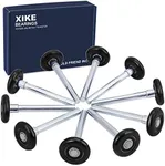 XiKe 10 Pack Black 2" Nylon Garage 