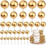 55 Pieces Mini Balls Cake Toppers 5