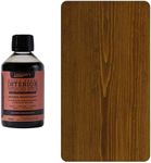 Littlefair's Wood Stain Water Based - 8.5oz/250ml - Indoor Furniture Stain Light & Dark Finishes - Special Non Toxic & Eco Friendly Formula - Wood Stain for Crafts - Color: Brown Mahogany