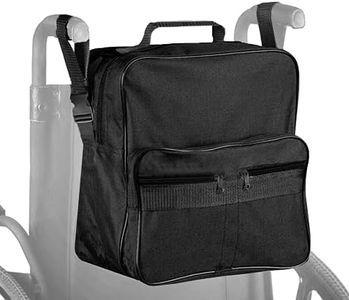 XFLYP Bolsa para Silla de Ruedas, Bolsa de almacenamiento para Accesorios de Silla de Ruedas, Mochila Silla de Ruedas Impermeable y Práctico para Sillas de ruedas eléctricas, Andadores