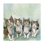 ALEX CLARK Quadruplets Cats Fridge Magnet