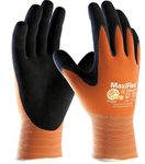 34-8014 Maxiflex Nitrile Coated Micro-Foam Grip Nylon Glove Size Large(12 Pairs)