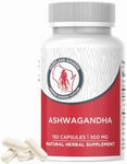 Dairyland Management Ashwagandha Capsules 150ct - 1000 mg per Serving Max Strength Ashwagandha Root Powder - Herbal Supplements and Extract