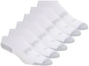 PUMA womens 6 Pack Low Cut Socks, White/Heather Grey, 9-11