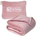 Vessia Travel Blanket for Airplane,