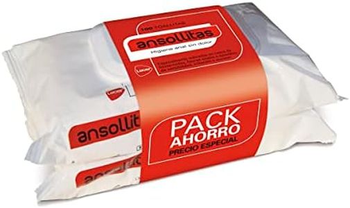 Lacer Ansollitas Toallitas Húmedas para Zona de Hemorroides con Áloe Vera, 2 x 50 unidades