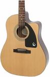 Epiphone AJ-100CE Cutaway Acoustic / Electric Guitar, Mahogany Body, Select Spruce Top, Rosewood Fingerboard, Mahogany Neck, 25.5 scale