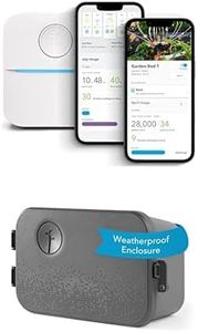 Rachio 3: 4 Zone Smart Sprinkler Controller + Rachio Smart Sprinkler Controller Weatherproof Outdoor Enclosure