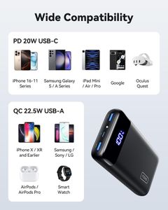 INIU 20000mAh Power Bank – Portable High-Capacity USB Charger