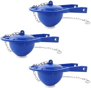 Hibbent 3-Inch Toilet Flapper Replacement, Blue, 3 Pack