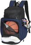 LARIPOP Basketball Backpack Large Sports Bag, Gym Bag with Ball Compartment and Shoe Compartment to Store Sports Shoes Water Bottles Laptops and Daily Necessities, Widely Used in Basketball, Soccer