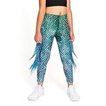 Mermaid Leggings for Girls Fish Sca