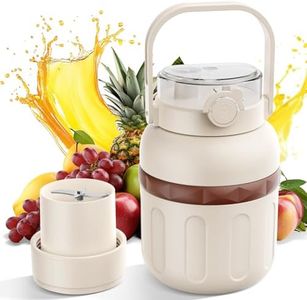 Kawu Portable Blender, 27oz Personal Smoothies Blender, Cordless Electric Portable Smoothie Cup, USB Rechargeable, BPA Free, Stainless Steel Electric Bottle for Smoothie, Jucie