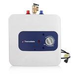 ThermoMate Mini Tank Electric Water Heater ES250 2.5 Gallons Point of Use Water Heater for Instant Hot Water Under Kitchen Sink 120V 1440W