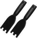 2-Pack Grill Scraper for George Foreman Indoor Grills & Most Other Indoor Grills with Grooves, Heat-Resistant Grill Spatula