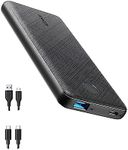 Anker Portable Charger, USB-C Portable Charger 10,000 mAh with 20W Power Delivery, Power Bank (PowerCore Slim 10K PD) for iPhone 15/15 Plus/15 Pro/15 Pro Max, iPhone 14/13/12 Series, S10, Pixel 4