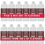 Food Flavouring (Batch 1) Pick and Mix - Pick your 10ml Food Flavourings and Essences - High Strength Concentrated Flavourings for Baking, Cooking & More - Made in UK. (List 2 - 100ml (Pack of 10))