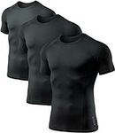ATHLIO Men's Cool Dry Short Sleeve 