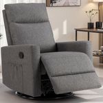 Swivel Rocking Recliner Chair with 