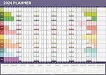 2024 Wall Planner Calendar A1 Size 