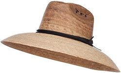 Palm Braid Band Lifeguard Hat - Dk Palm L