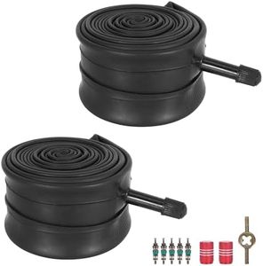 RUTU 26 Pouces Chambre à Air de Vélo pour 26 x 1.75/1.95/2.10/2.125 avec AV32mm Schrader, pour La Montagne et Le Trail, Les Cruisers, L’Enduro, Paquet de 2