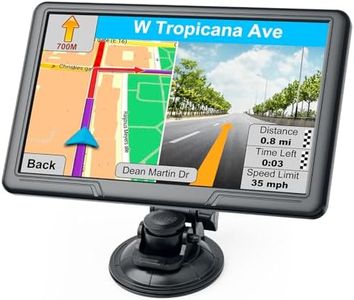 Liontru 9" GPS Navigator for Car with 2025 US/CA/MX Maps, Free Lifetime Updates, Car GPS Navigation System for Truck Commercial Drivers with POI/ZIP Search, Voice Guidance, Drive Alert, 7 Vehicles, FM