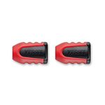 VESSEL 910HD-73 NMC-2P Bit Magnetizer/Demagnetizer Screwdriver Handle, Red, Pack of 2