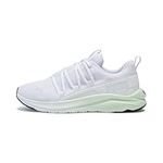 PUMA Women's Softride One4all Sneaker, Puma White-Dewdrop-Fresh Mint, 8.5