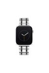 Vince Camuto Fashion Band for Apple Watch, Secure, Adjustable, Fits Most Wrists, Silver/Gunmetal Grey, 42/44/45/Ultra/Ultra 2, Modern