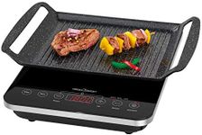 ProfiCook® Induction Table Grill | 10 Power Levels | 60°C - 240°C | 3 LED Indicator Lights | 2000 Watt | Aluminium Grill Plate | Glass Ceramic Surface | Suitable for Induction | PC-ITG 1130