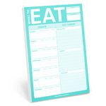 Knock Knock What to Eat Pad (Mint Green), Magnetic Meal Planning Note Pad with Magnet, 6 x 9-inches