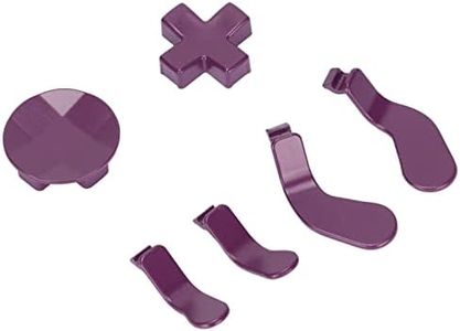 pour Les Pièces de Rechange en Métal du Contrôleur One Elite Series 2, y Compris 4 Palettes de Déclenchement et 2 Tampons D Interchangeables en Acier Inoxydable.(Mauve)
