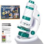 KinZon 3 in 1 Microscope for Children, Educational Scientific Toy, for Children from 6 Years