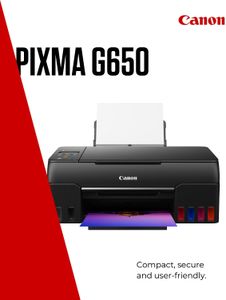 Canon PIXMA G650 Wireless Photo Printer – High-Quality Color Printing