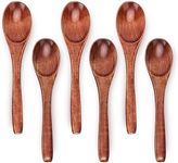 6/9/12in Wooden Spoons, 6pcs Soup S