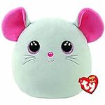 Ty Toys TY - Squish a Boo Mouse Catnip - 20 CM White/Pink 2009137