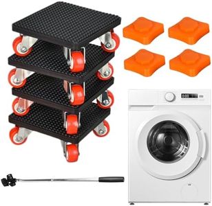 Furniture Movers with Wheels - 1100 Lbs Appliance Rollers Set | 360° Rotating Furniture Lifting Tools for Mattress Cabinet Couch Appliance Table Fridge Sofa Bed Washing Machine