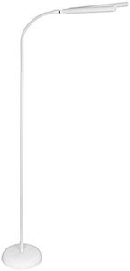 Sewing Online Free-Standing LED Floor Lamp with Flexible Necks, Sturdy Stable Base, and a Pair of Dimmable Energy Saving Daylight-Effect Tubes SO1360