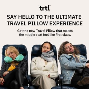 trtl Pillow Plus Adjustable Travel Neck Pillow – Ergonomic Support