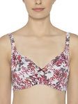 Triumph International Women's Synthetic Wired Underwire T-Shirt Bra (151I201_Grey Combination_38E)