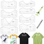 10 Pieces Tshirt-Ruler Guide to Cen