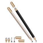 Styluslink(TM) High-Sensitivity Universal Stylus Pens for Touch Screens,Replacement for ipad Pencil,Compatible with iPad/ipad pro/ipad Mini/ipad air/iPhone/Samsung Galaxy&More (2Pcs+Repalcement Tips)